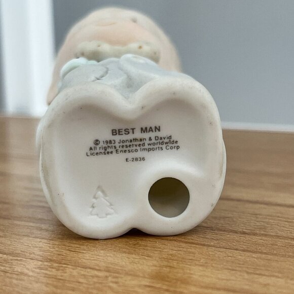 VINTAGE Precious Moments 1984 "Best Man" #E-2836 Wedding Best Man Figurine - Picture 5 of 5